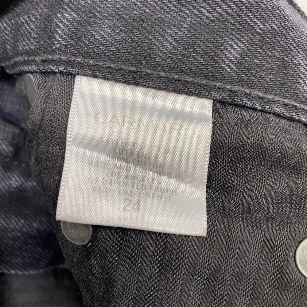 CARMAR Black Destroyed High Rise Jeans
